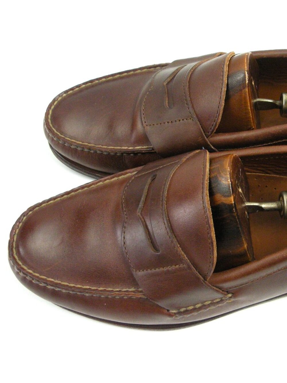 Cole Haan Pinch Maine Classic Penny Loafers Mens 11M Brown Leather Dress Shoes - Picture 4 of 11